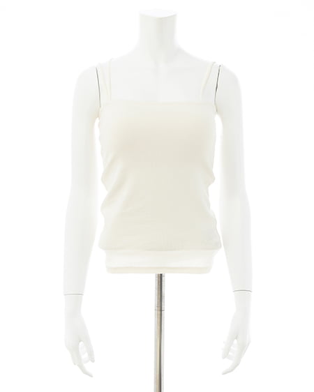 INGNI（イング） アシメストラップカップ付キャミソール ｱｲﾎﾞﾘｰ