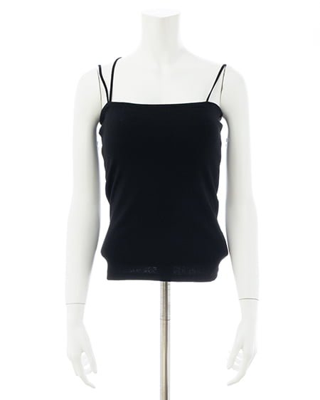 INGNI（イング） アシメストラップカップ付キャミソール ｸﾛ