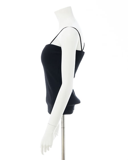 INGNI（イング） アシメストラップカップ付キャミソール ｸﾛ