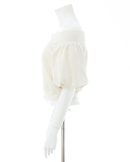 INGNI（イング） ダブルジップオフショルスウェット ｱｲﾎﾞﾘｰ