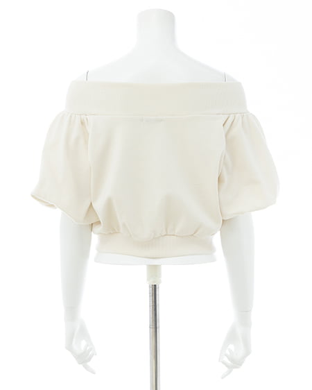 INGNI（イング） ダブルジップオフショルスウェット ｱｲﾎﾞﾘｰ