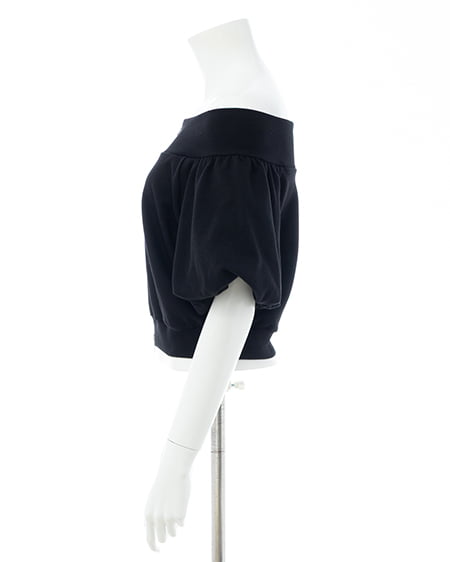 INGNI（イング） ダブルジップオフショルスウェット ｸﾛ