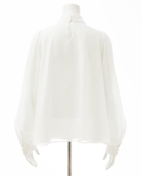 INGNI（イング） ボウタイブラウス ｵﾌﾎﾜｲﾄ