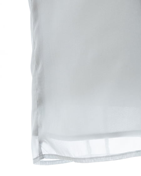 INGNI（イング） フリルブラウス ﾌﾞﾙｰｸﾞﾚｰ