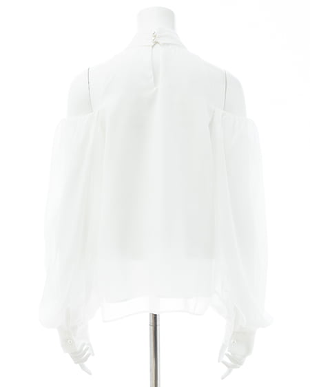 INGNI（イング） 肩開きブラウス ｵﾌﾎﾜｲﾄ