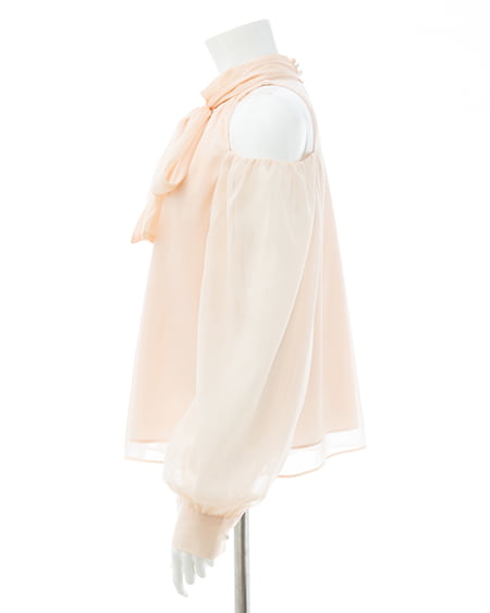 INGNI(イング) 肩開きブラウス ピンク