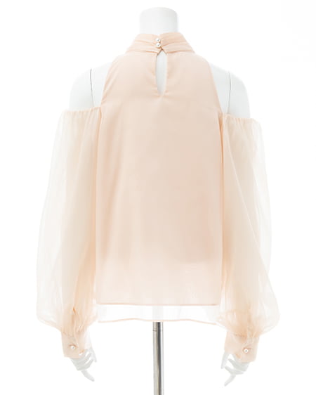 INGNI(イング) 肩開きブラウス ピンク