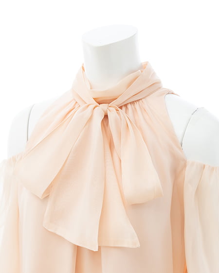 INGNI(イング) 肩開きブラウス ピンク