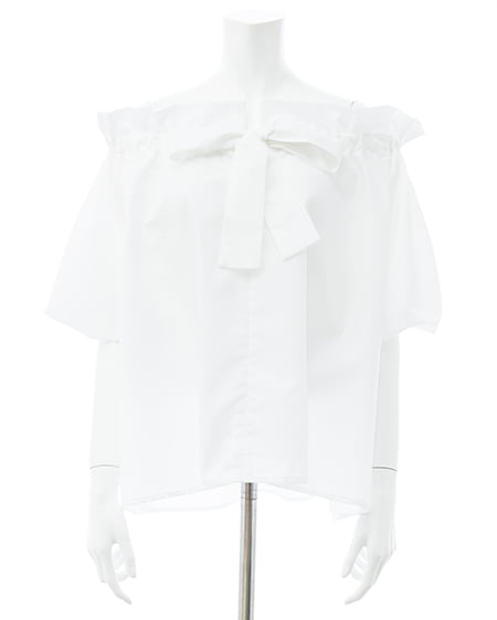 INGNI（イング） 2Wayギャザーオフショルブラウス ｵﾌﾎﾜｲﾄ