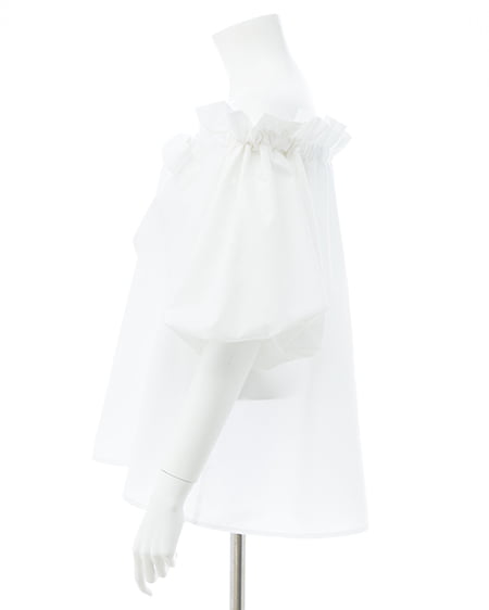 INGNI（イング） 2Wayギャザーオフショルブラウス ｵﾌﾎﾜｲﾄ