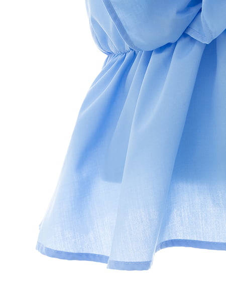 INGNI（イング） フリルノースリーブブラウス ﾌﾞﾙｰ