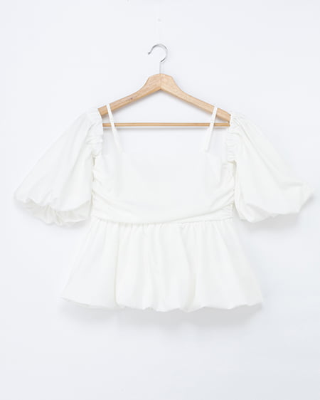 【INGNI SOELA】マルチWAYバルーンスリーブチュニック