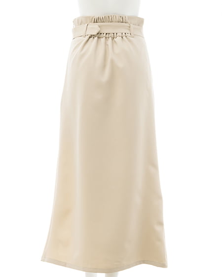 INGNI（イング） 変形バックルIラインスカート ﾍﾞｰｼﾞｭ