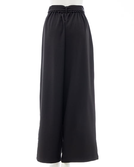 INGNI（イング） リボンワイドパンツ ｸﾛ