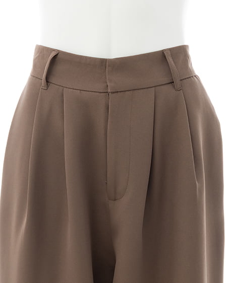 INGNI(イング) リボンワイドパンツ モカ