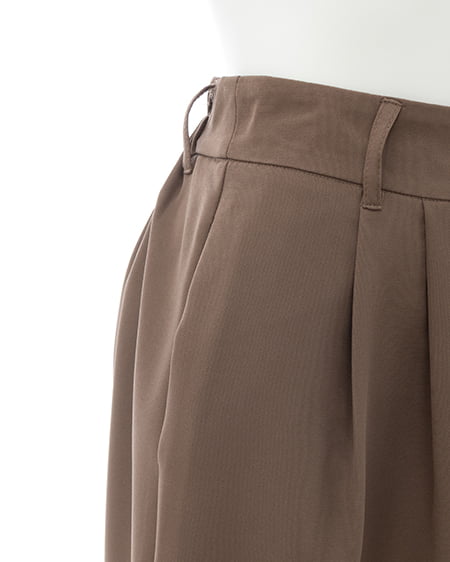 INGNI(イング) リボンワイドパンツ モカ