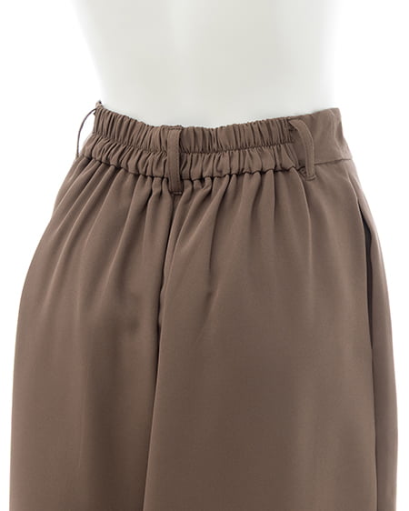 INGNI(イング) リボンワイドパンツ モカ