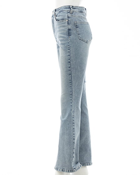 INGNI(イング) フレアデニムパンツ/A ブルー