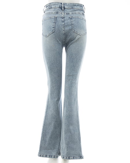 INGNI(イング) フレアデニムパンツ/A ブルー