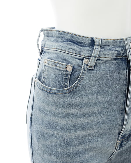 INGNI(イング) フレアデニムパンツ/A ブルー