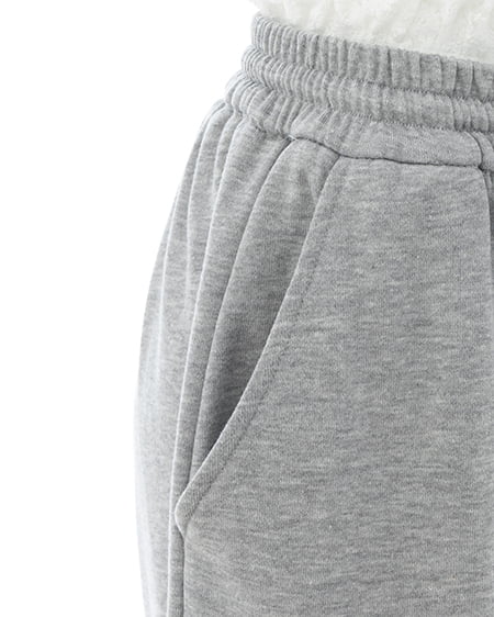 INGNI（イング） レースレイヤードサイドカットスウェットパンツ ｸﾞﾚｰ