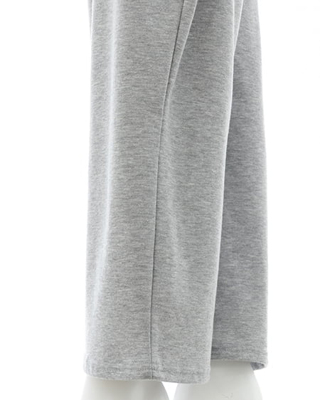 INGNI（イング） レースレイヤードサイドカットスウェットパンツ ｸﾞﾚｰ