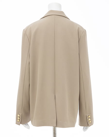 INGNI（イング） 金ボタンテーラードジャケット ﾗｲﾄﾍﾞｰｼﾞｭ