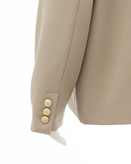 INGNI（イング） 金ボタンテーラードジャケット ﾗｲﾄﾍﾞｰｼﾞｭ