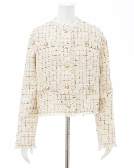 INGNI（イング） ツイードジャケット ｱｲﾎﾞﾘｰ