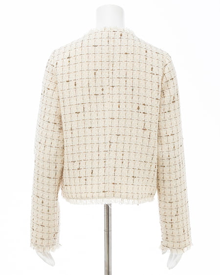 INGNI（イング） ツイードジャケット ｱｲﾎﾞﾘｰ