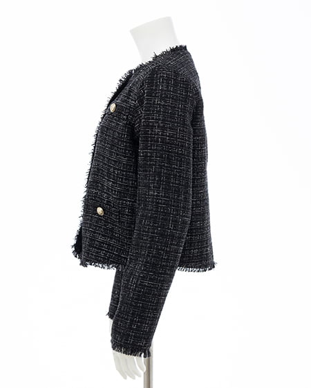 INGNI（イング） ツイードジャケット ｸﾛ