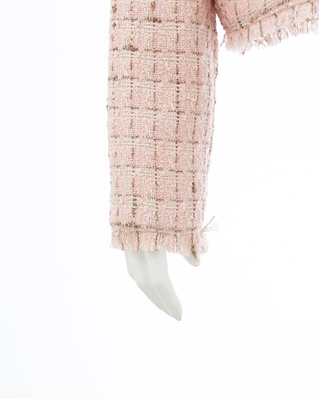 INGNI（イング） ツイードジャケット ﾋﾟﾝｸﾍﾞｰｼﾞｭ