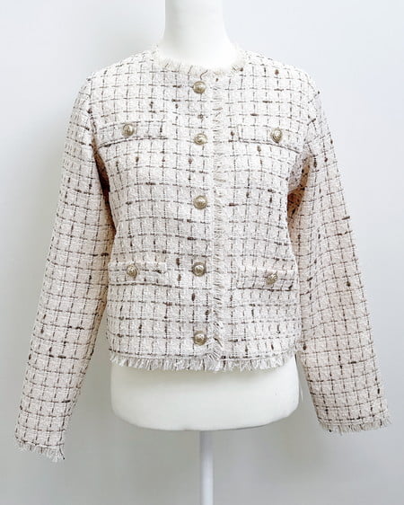 【プレミアムライン INGNI SOELA】ツイードジャケット