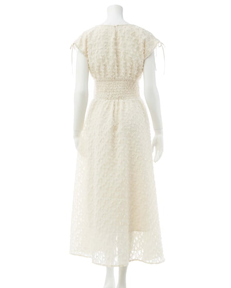 INGNI（イング） ジャガードフリンジワンピース ｱｲﾎﾞﾘｰ