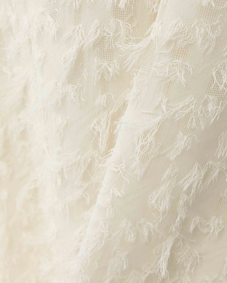 INGNI（イング） ジャガードフリンジワンピース ｱｲﾎﾞﾘｰ