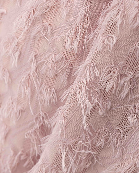 INGNI（イング） ジャガードフリンジワンピース ﾋﾟﾝｸ