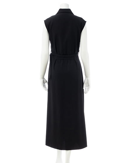 INGNI（イング） 金ボタントレンチワンピース ｸﾛ