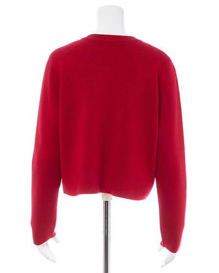 INGNI（イング） 金ボタンスポンディッシュニットカーディガン ｱｶ