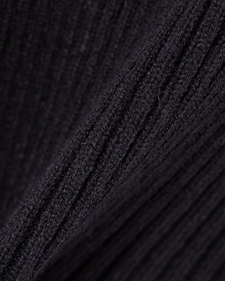 INGNI（イング） 金ボタンペプラムニットカーディガン ｸﾛ