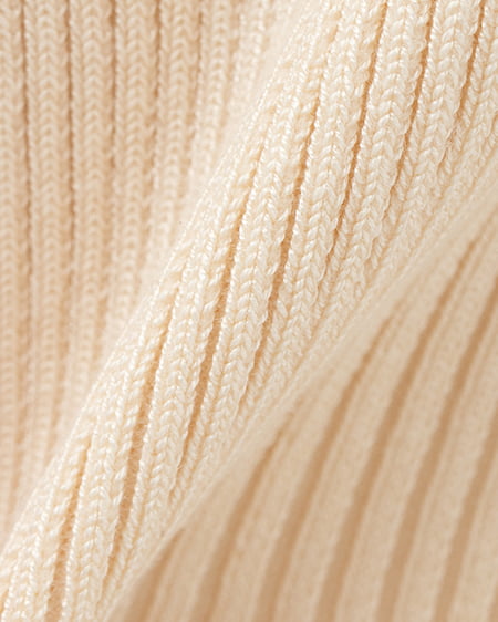 INGNI（イング） レースリブニットカーディガン ｱｲﾎﾞﾘｰ