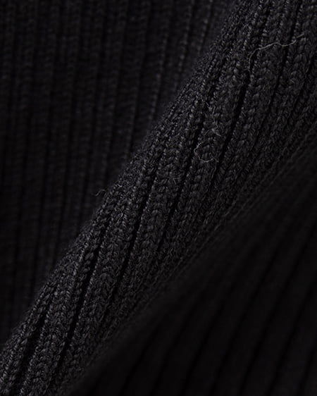 INGNI（イング） レースリブニットカーディガン ｸﾛ