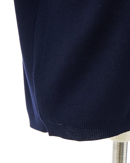 INGNI（イング） フリルレイヤードニットカーディガン ｺﾝ/ﾌﾞﾙｰｽﾄﾗｲﾌﾟ