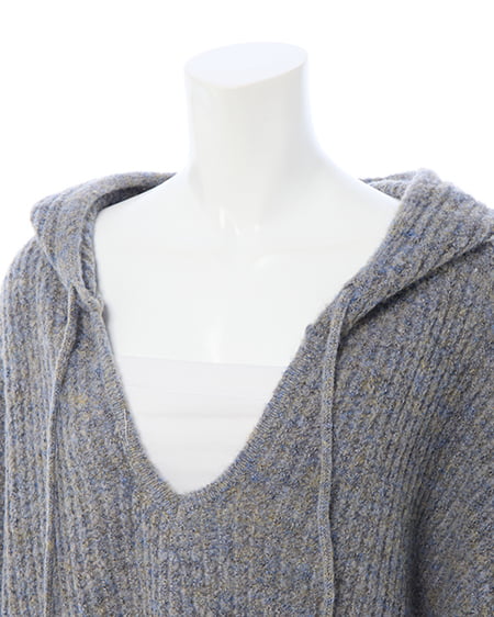 INGNI（イング） ルーズニットパーカー ｸﾞﾚｰ