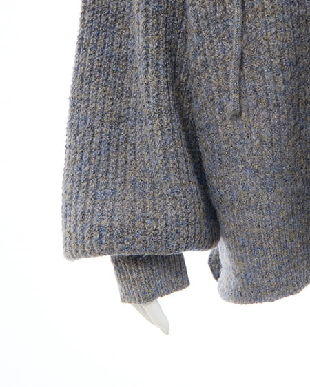 INGNI（イング） ルーズニットパーカー ｸﾞﾚｰ