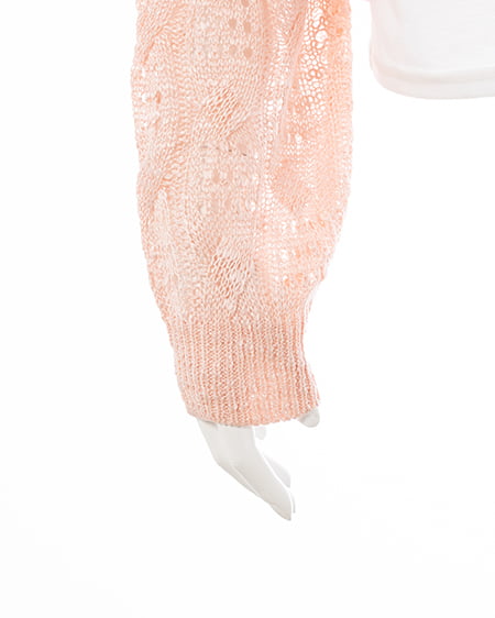 INGNI（イング） 透かし編みニットプルオーバー ﾋﾟﾝｸ