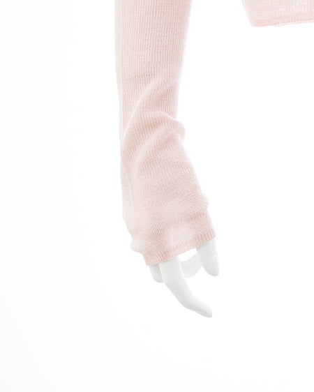 INGNI（イング） シアーオフショルニット ﾋﾟﾝｸ