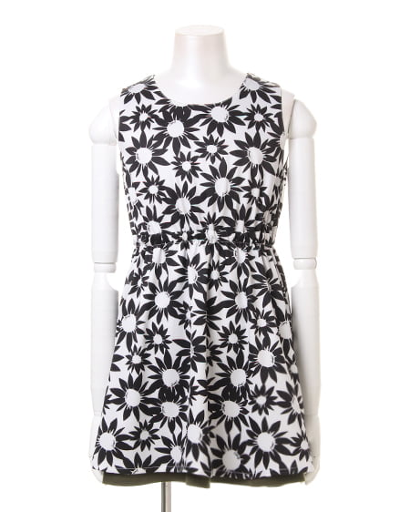 INGNI（イング） オリジナル花柄・リバーシブル／ワンピース ｵﾌﾎﾜｲﾄ