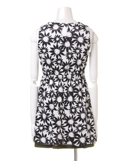 INGNI（イング） オリジナル花柄・リバーシブル／ワンピース ｵﾌﾎﾜｲﾄ