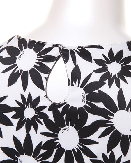 INGNI（イング） オリジナル花柄・リバーシブル／ワンピース ｵﾌﾎﾜｲﾄ