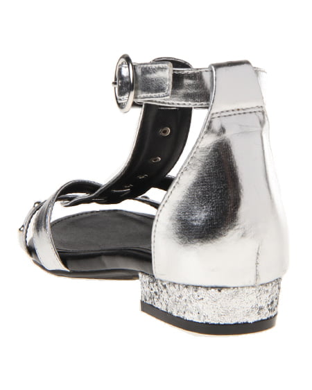 INGNI（イング） スタッズ・グラディエーター／サンダル ｼﾙﾊﾞｰ